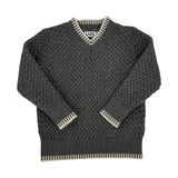 LUIS V-NECK WEAVE SWEATER