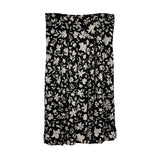 ALITSA 2PC FLORAL VELVET TOP WITH FRONT TIES AND SKIRT