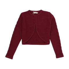 NUMU CABLE TRIM KNIT SHRUG