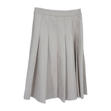 ASPECT STRETCH LEATHER PLEATING SKIRT