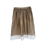 THE MIDDLE DAUGHTER 2PC TRIM SLEEVE & NECK WITH TRIM SKIRT