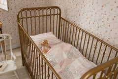 PETITE BELLE FLORA COLL. 2 CRIB SHEET,1 DUVET, 2 PILLOW CASE