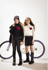 TWINSET LOGO HEART CHEST DETAIL BUTTON DOWN KNIT VEST