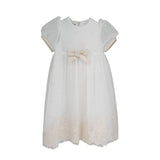 MIMISOL EMBROIDERED TULLE BABY DRESS