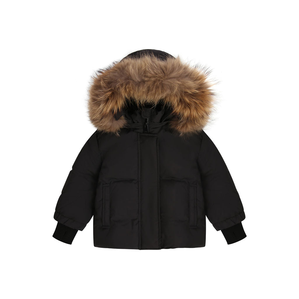 DUCC COAT WITH NATURAL FUR