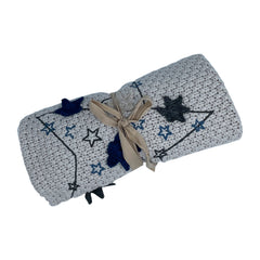 INIMINI STAR KNIT BLANKET