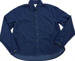 HARDTAIL CHAMBRAY SIDE SPLIT DELUXE TOP