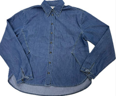 HARDTAIL CHAMBRAY SIDE SPLIT DELUXE TOP