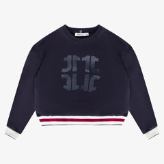 ONE TWENTY SIGNATURE COLLAR SWEATSHIRT