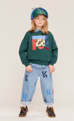WYNKEN BRAVO PRINT SWEATSHIRT