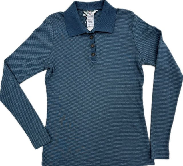 HARDTAIL MINI STRIPE POLO TEE