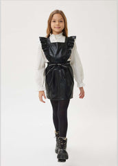 PHILOSOPHY RUFFLE SLEEVE WITH PHILOSOPHY LOGO BELT JUMPER