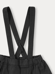 BENE BENE SUSPENDER LINEN SHORTS