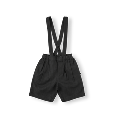 BENE BENE SUSPENDER LINEN SHORTS