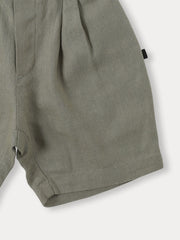 BENE BENE SUSPENDER LINEN SHORTS
