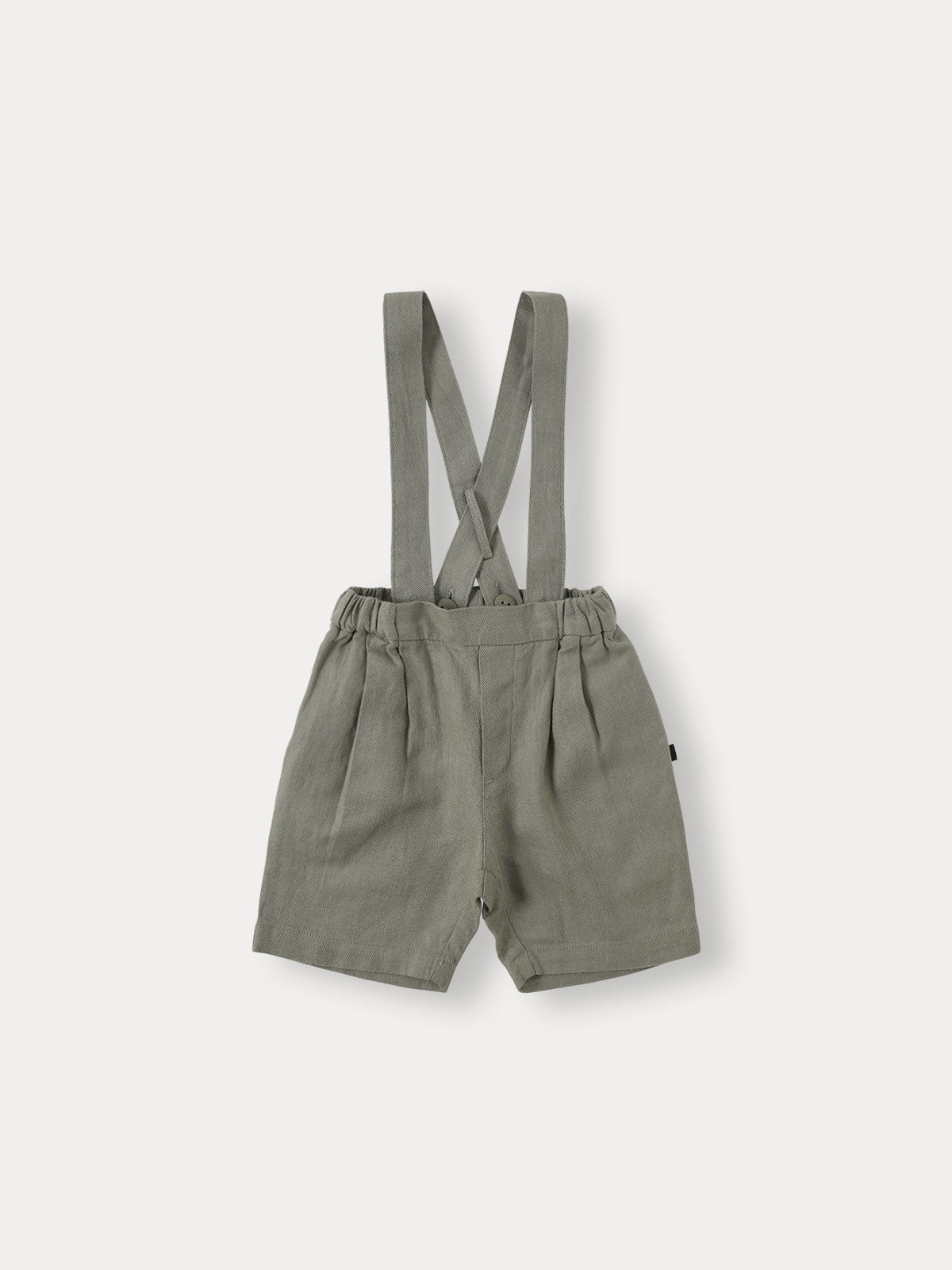 BENE BENE SUSPENDER LINEN SHORTS