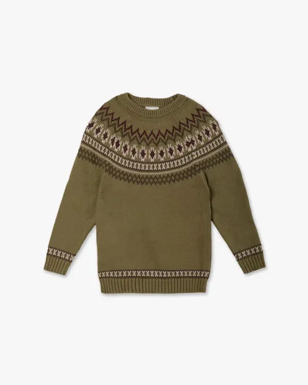 FYVE PRIMROSE CLASSIC FAIR ISLE SWEATER