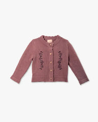 FYVE 2PC PRIMROSE EMBROIDERED  FLOWERS CARDIGAN WITH LEGGINGS SET