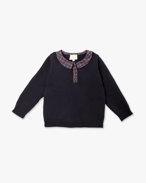 FYVE 2PC WINDSOR COLLARED SWEATER WITH RIBBED LEGGING SET