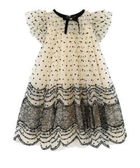 ANGELS FACE IVY SPOT & LACE DRESS