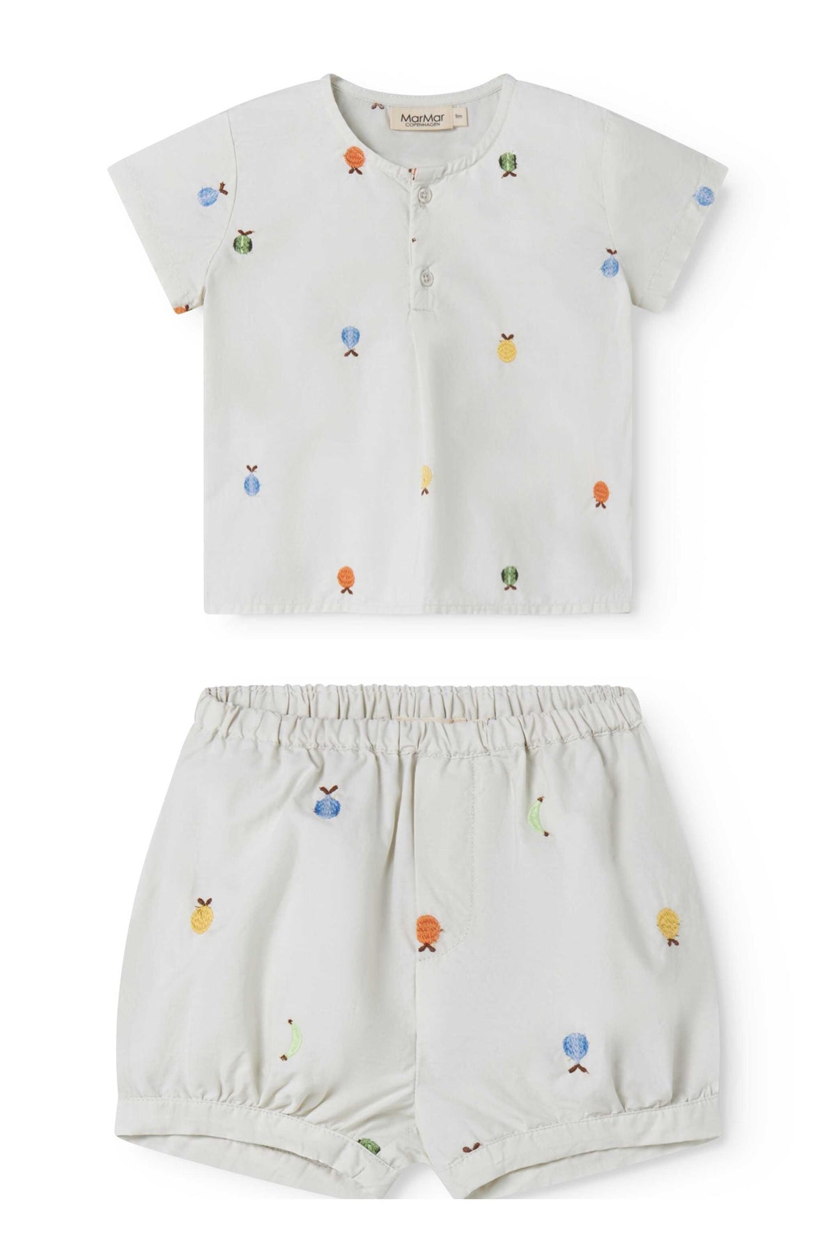 MARMAR 2PC TERO FRUIT EMB. SHIRT WITH PABI BLOOMER