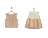 ALITSA 2PC CROCHET TOP WITH SKIRT SET