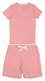 MARMAR 2PC TAGO STRIPE TEE WITH PAULO STRIPE SHORTS