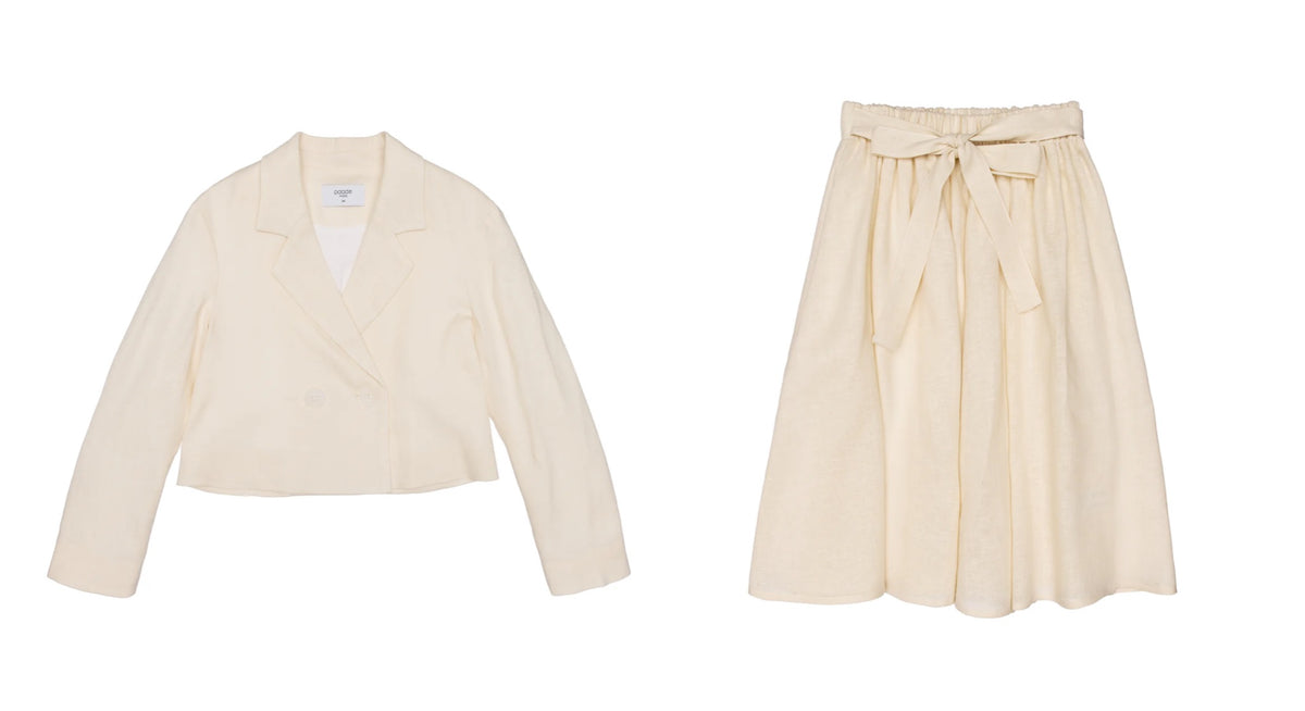 PAADE MODE 2PC ARIA CROP JACKET WITH SKIRT