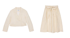 PAADE MODE 2PC ARIA CROP JACKET WITH SKIRT