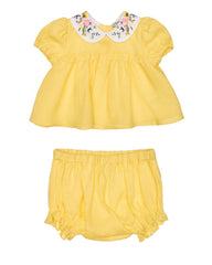 PAADE MODE 2PC ARIA BLOUSE WITH BLOOMER SET
