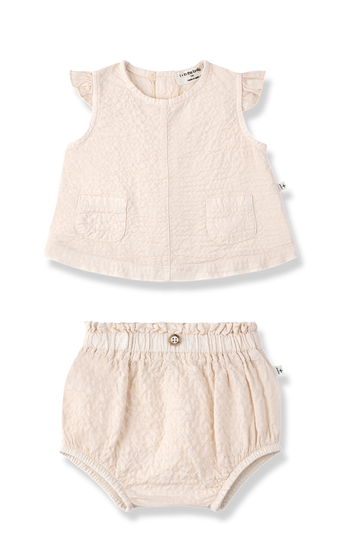 1+ IN THE FAMILY 2PC APOLONIA POCKET BLOUSE WITH BLOOMER