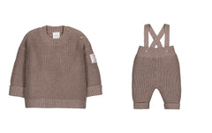MAYORAL BABY 3PC KNIT SWEATER PANTS AND HAT