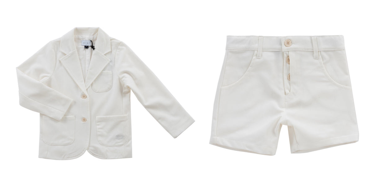 KLAI 2PC SUMMER BLAZER WITH SHORTS SET