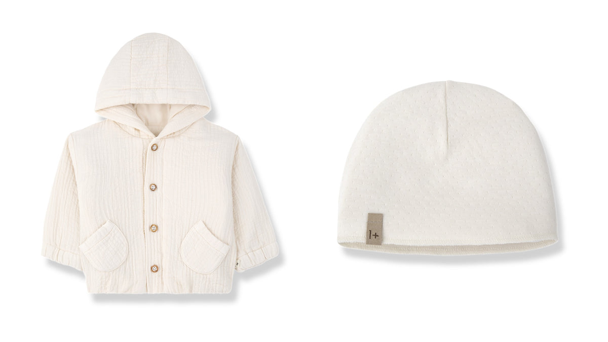 1+ IN THE FAMILY 2PC SEFIROS PADDED JACKET WITH ELISE BEANIE