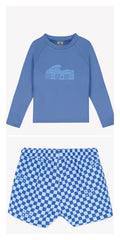 BONTON 2PC LEASH GRAPHIC SWIM TOP WITH LOCEAN TRUNKS