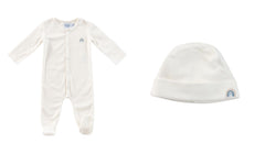 KIPP BABY 2PC TERRY FOOTIE & HAT