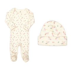 TUN TUN 2PC FOOTIE AND BEANIE