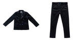 KIPP 2PC VELVET BLAZER WITH VELVET SLIM PANTS