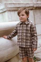 COCO BLANC 2PC PLAID SUIT