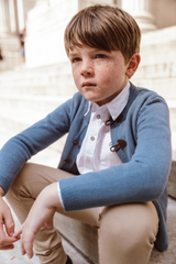 COCO BLANC TOGGLE CARDIGAN