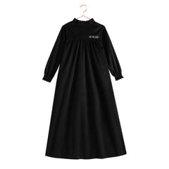 RETRO KID ISLA VELVET RIBBED MAXI DRESS