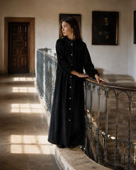 RETRO KID ISLA VELVET RIBBED MAXI DRESS