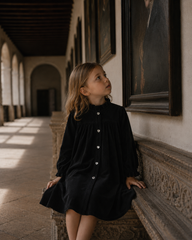 RETRO KID ISLA VELVET RIBBED SHORT ROBE