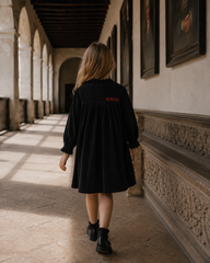 RETRO KID ISLA VELVET RIBBED SHORT ROBE