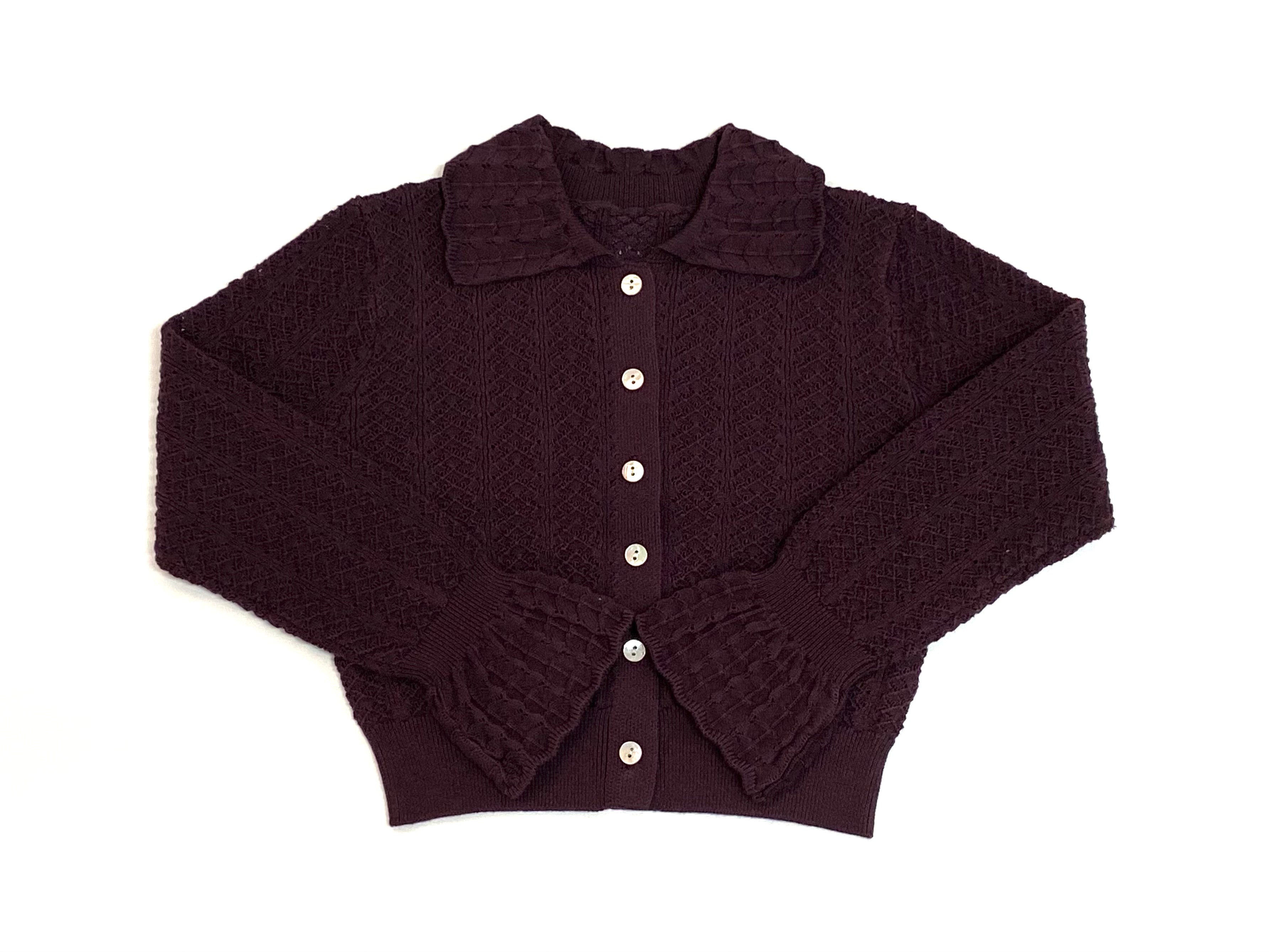 COTTIER 2PC TIFFANY CARDIGAN WITH  COLORBLOCK PLEATED SKIRT