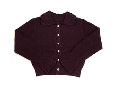 COTTIER 2PC TIFFANY CARDIGAN WITH  COLORBLOCK PLEATED SKIRT