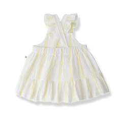 1+ IN THE FAMILY JONCOLS STRIPE JUMPER WITH RUFFLE STRAPS