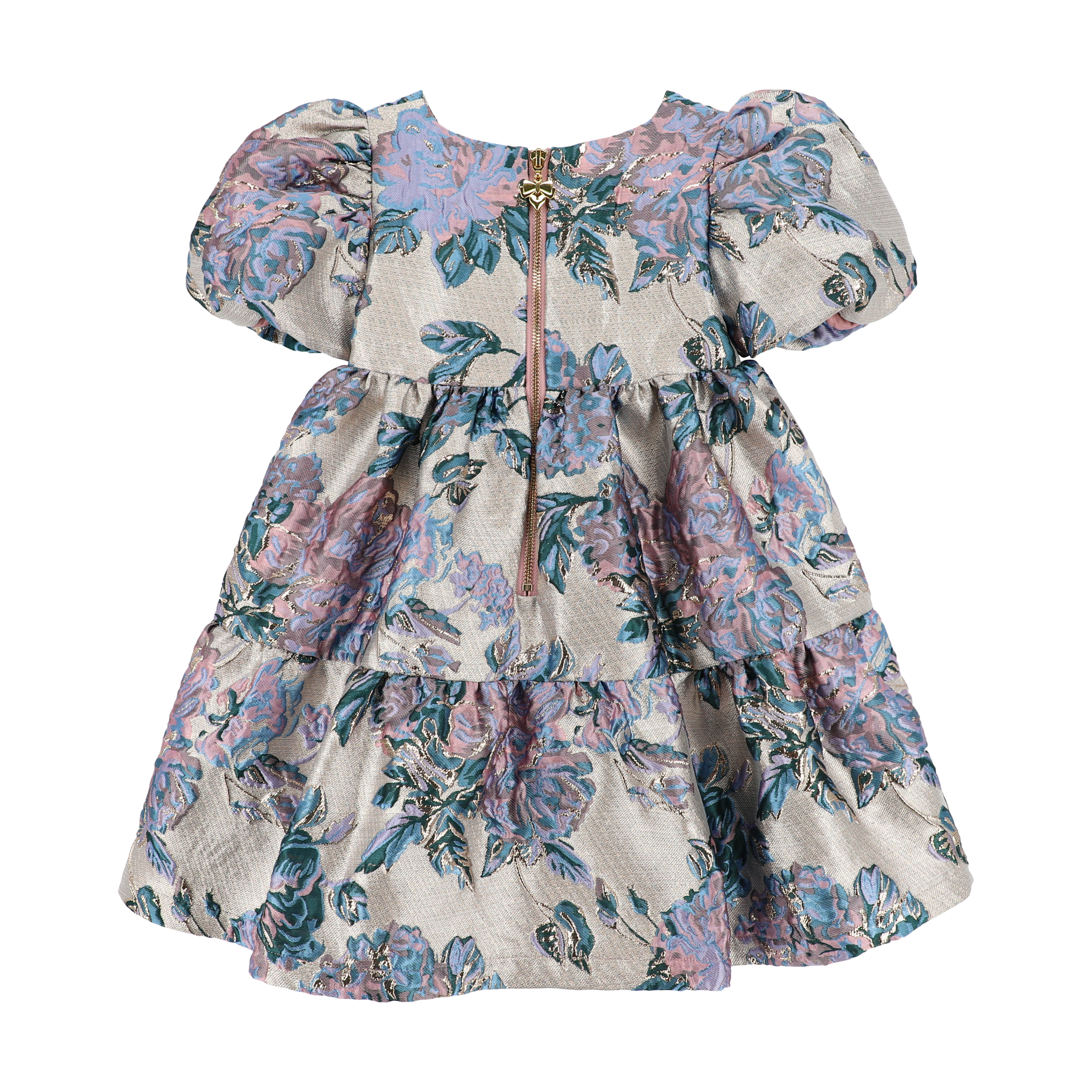 ANGELS FACE  JORDAN FLOWER SHORT SLEEVE PRINT TIERED DRESS