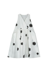 LITTLE CREATIVE FACTORY CORAL REEF FLOWER PRINT APRON DRESS
