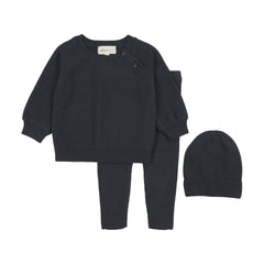 MEMA KNITS 3PC KNIT SET WITH BEANIE